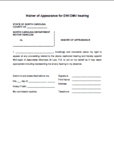 Waiver_of_Appearance_for_DWI_DMV_hearing